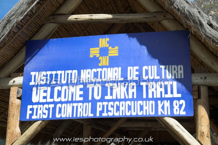 inka_poster_wm.jpg - Start of Inca Trail Hike, KM62