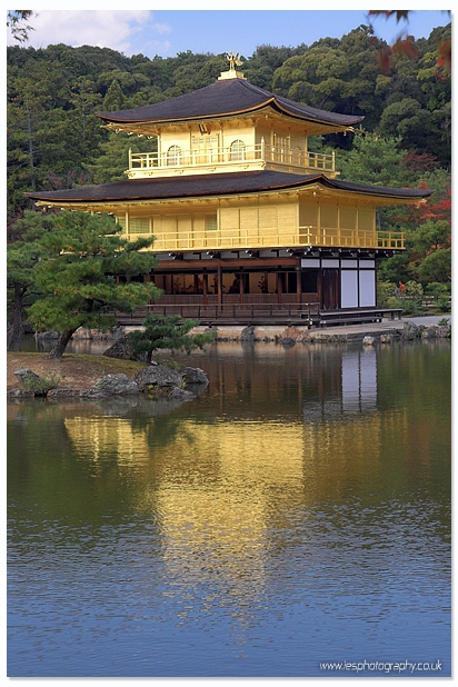 Kinkakuji_wm.jpg - Kinkakuji Temple - Golden Pavillion -Kyoto